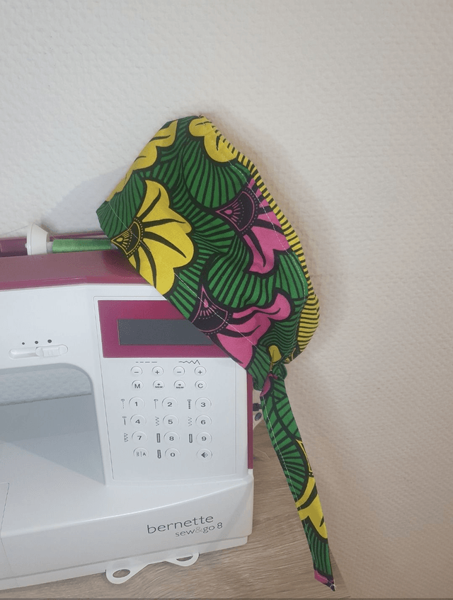 Calot de bloc coton Wax à personnaliser 