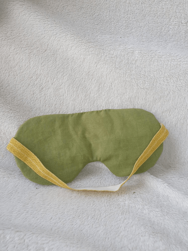 Masque de nuit ''Pensées vert''