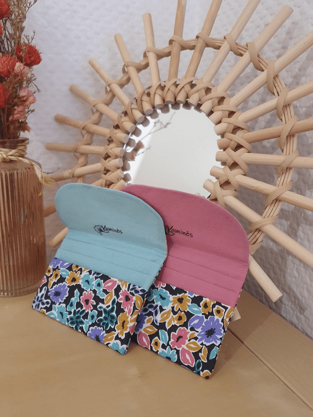 Porte-cartes Bernie Turquoise