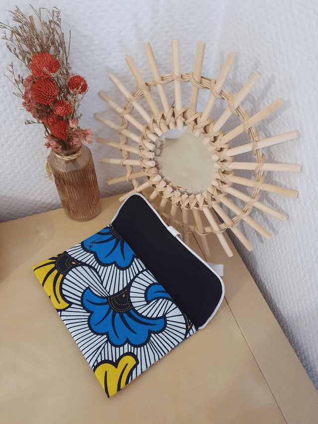 Jeannette Wax ''Fleurs Bleues et Jaunes''