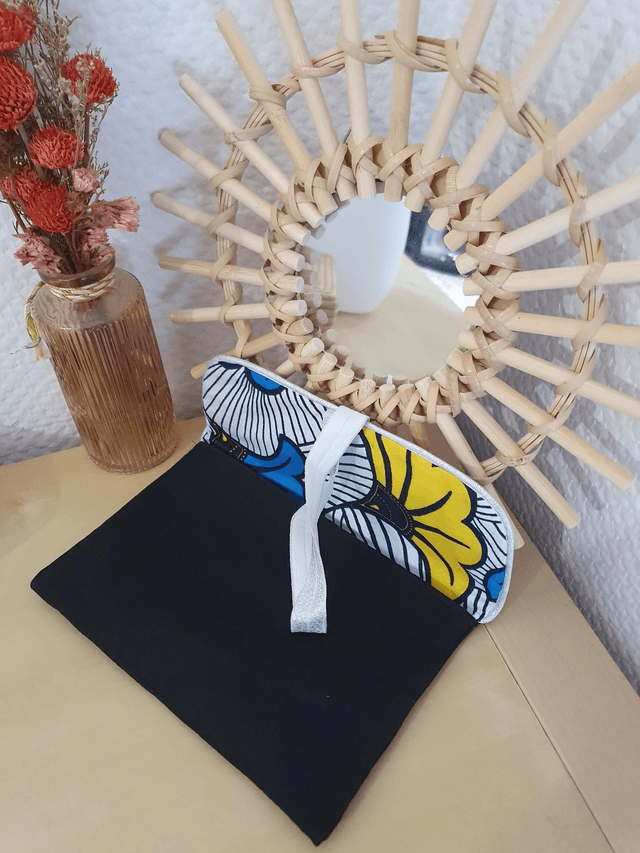 Jeannette Wax ''Fleurs Bleues et Jaunes''