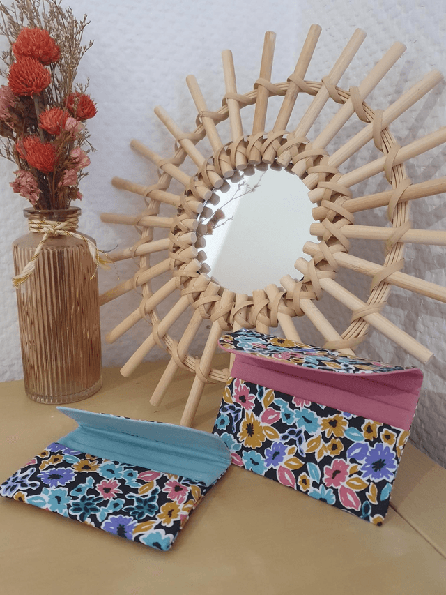 Porte-cartes Bernie Turquoise